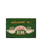 Coconut Fiber with Non-Slip Underside Doormat Friends Central Perk Green 40x60cm