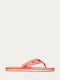 Ralph Lauren Frauen Flip Flops in Orange Farbe