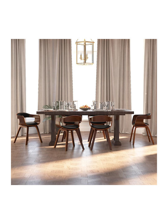 Stühle Speisesaal Black 6Stück 49x51x70cm