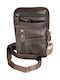 AC Leather Men's Bag Shoulder / Crossbody Brown