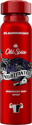 Old Spice Nightpanther Deodorant Body Αποσμητικό σε Spray Χωρίς Αλουμίνιο 150ml