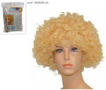 Karnevalsperücke Afro Blond