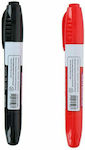 Aria Trade Whiteboard Markers Red and Black 2pcs