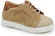 Gorgino Beige Baptism Leather Sneakers