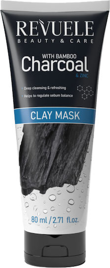 Revuele Bamboo Charcoal Clay Face Mask 80ml