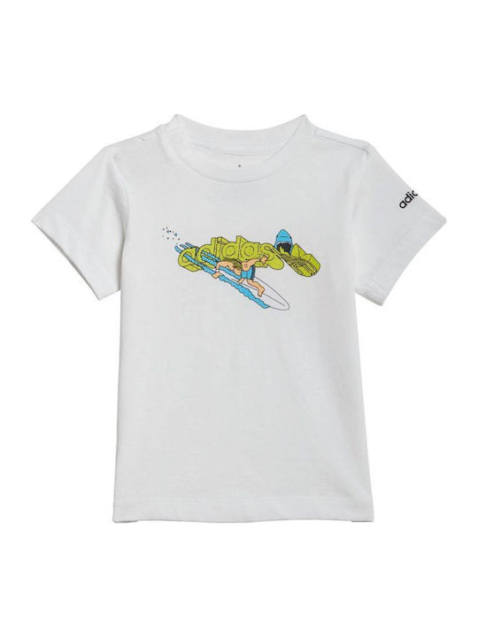 adidas T-shirt Λευκό