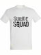 Tricou Unisex " Suicide Squad " Alb