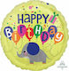 Balloon Foil Birthday-Celebration Round Multicolour 46cm