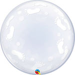 Μπαλόνι Bubble Πατουσάκια Μωρού 61cm