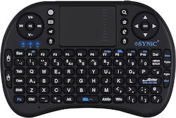 Esynic Mini Fără fir Tastatură cu touchpad UK