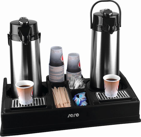 Saro Leo 2 Kaffee-Station aus Kunststoff mit Höhe 19cm für 2 Krüge Ø19cm