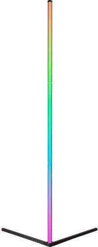 Elvhx LED Подова Лампа В140xД40см. с RGB Светлина Черен
