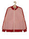 Kids Sweatshirt Cardigan with Hood Red