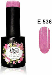 Gellie Ημιμόνιμο Βερνίκι Νυχιών E 536 με Glitte...