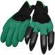 Ankor Gloves for Work Garden Green with "Nails"