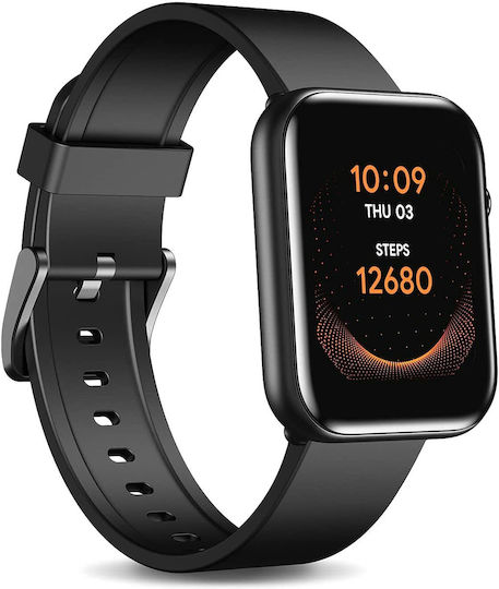 Ticwatch GTH Smartwatch με Παλμογράφο (Raven Black)