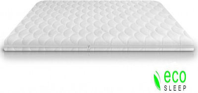 Eco Sleep Single Bed Foam Mattress Topper Waterfoam with Aloe Vera & Removable Cover 90x190x4cm