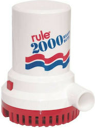 RULE 2000GPH 24V SADDLE PUMP