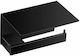 Sanco Agora Metallic Paper Holder Wall Mounted Black Mat