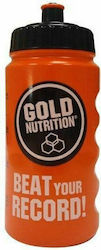 Gold Nutrition Πλαστικό Παγούρι 500ml Πορτοκαλί