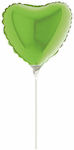 Mini Shape Μπαλόνι Πράσινο Lime Καρδιά 13cm