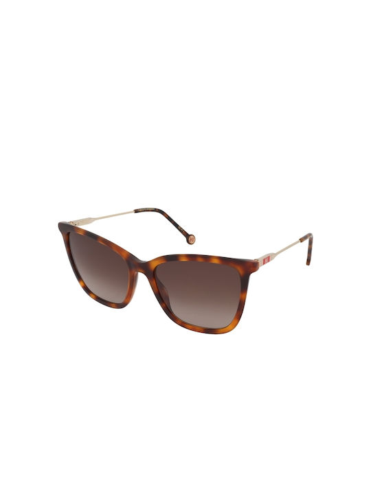 Carolina Herrera Women's Sunglasses with Brown Tartaruga Acetate Frame and Brown Lenses CH0068/S 05L/HA