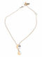 Folli Follie Women's Chain Bracelet in Gold Plated Steel 22cm