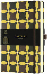 Castelli Notebook A5 Ruled with Elastic and Pen Holder
