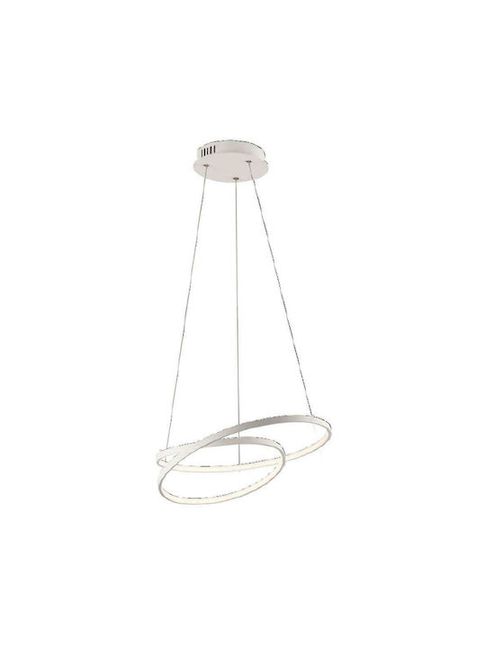 Fan Europe Pendant Light LED with Warm to Cool White Light White