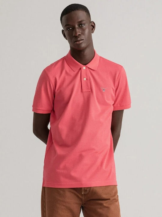 Polo Short Sleeve Blouse Coral