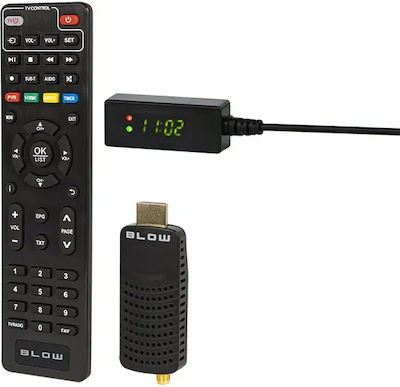 Blow 7000FHD Mini Ψηφιακός Δέκτης Mpeg-4 Full HD (1080p) με Λειτουργία PVR (Εγγραφή σε USB) Σύνδεσεις HDMI / USB