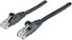 Intellinet U/UTP Cat.6 (Gigabit) Καλώδιο Δικτύου Ethernet 1.5m Μαύρο