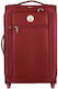 Delsey Pin Up Slim Βαλίτσα Καμπίνας με ύψος 55cm σε Κόκκινο χρώμα
