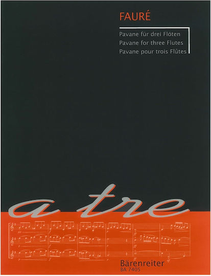 Barenreiter Faure - Pavane for Three Flutes Παρτιτούρα για Πνευστά