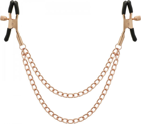Dream Love BegMe Black Edition Premium Nipple Clamps Nipple Clamps in Pink Color