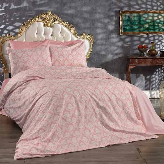 Dimcol Пухено Куинсайз 220x240бр Офелия 277 Pink 300 г/м²Gsm