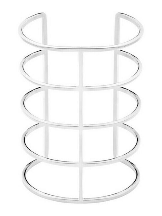 Elixa Women's Steel Handcuff Bracelet