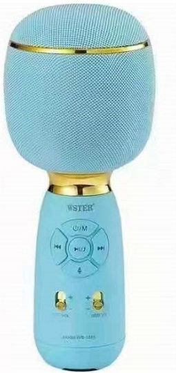 Kabelloses Karaoke-Mikrofon WS-1885 53516 Blau