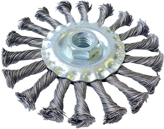 Bormann Pro BHT2057 Wire Brush with Bristles for Drill 125mm M14