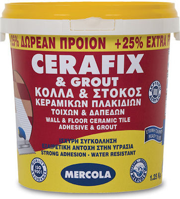 Acrylic Adhesive and Tile Grout Cerafix & Grout 5/1 Mercola