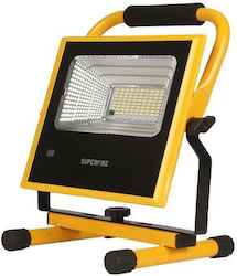 Supfire Battery Jobsite Light LED IP54 with Brightness up to 1040lm