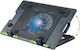 Techly Cooling Pad για Laptop έως 17.3" με 1 Ανεμιστήρα και Φωτισμό (ICOOL-CP12TY)