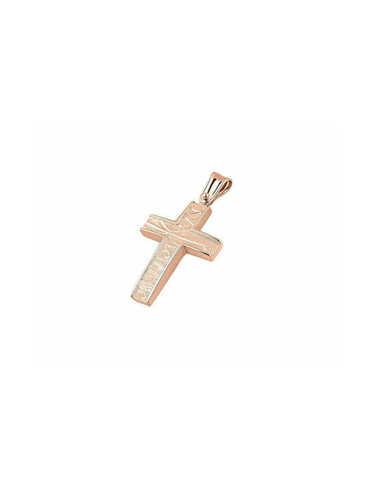 14K Rose Gold Herrenkreuz, T16319