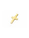 14K Gold male cross, T17819