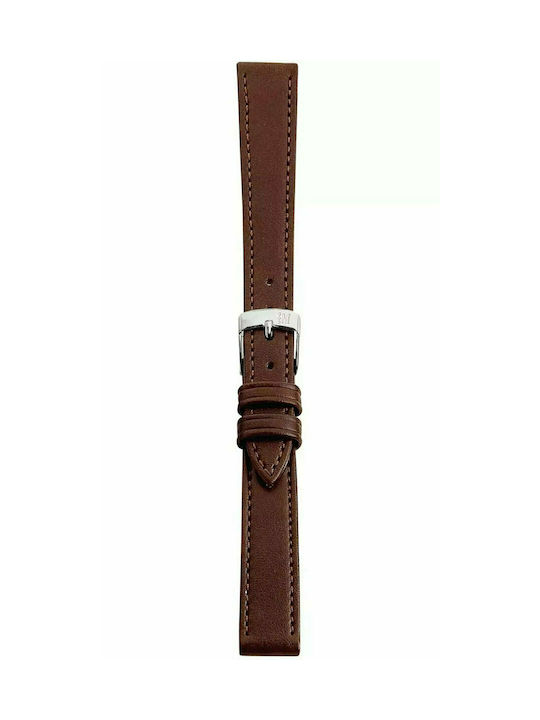 Point Leather Strap Brown 14mm