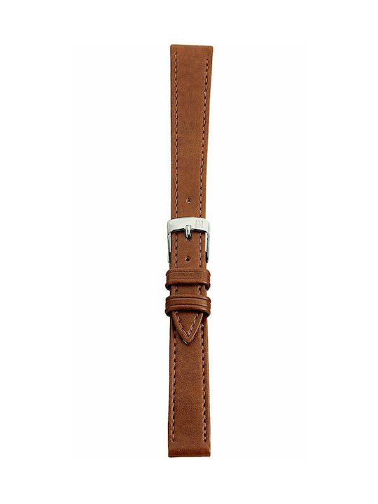 Point Leather Strap Brown 14mm