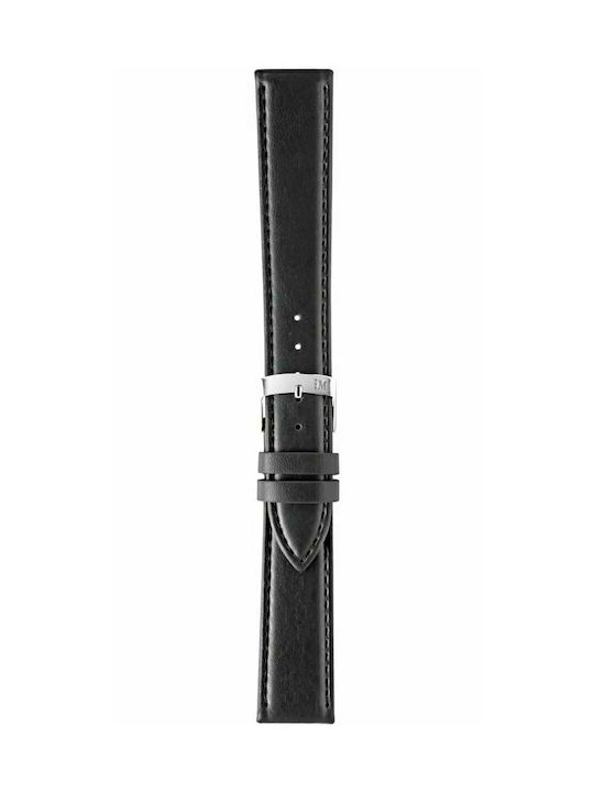 Gelso Leather Strap Black 16mm