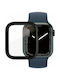 PanzerGlass Full Body Plastic Case with Glass in Black color for Apple Watch 45mm