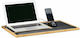 Relaxdays Bamboo Stand for Laptop up to 17" Natural / Black