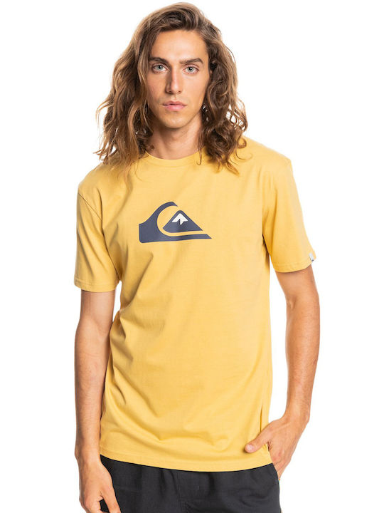 Quiksilver Comp Men's Short Sleeve T-shirt Yellow